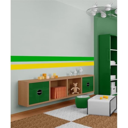 Borders Unlimited Borders Unlimited 30007 Light Green Simple Stripes 30007